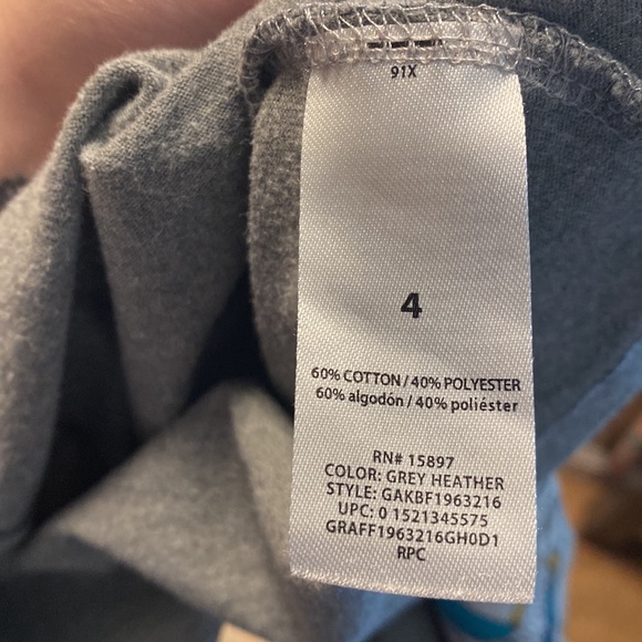 🛍️4/$20🛍️ 365 Kids Garanimals Dino Class Boy’s Shirt - Picture 6 of 6